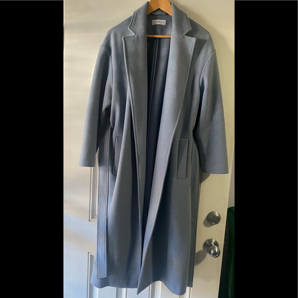 MANGO Oversized Wool Blend Coat - XL